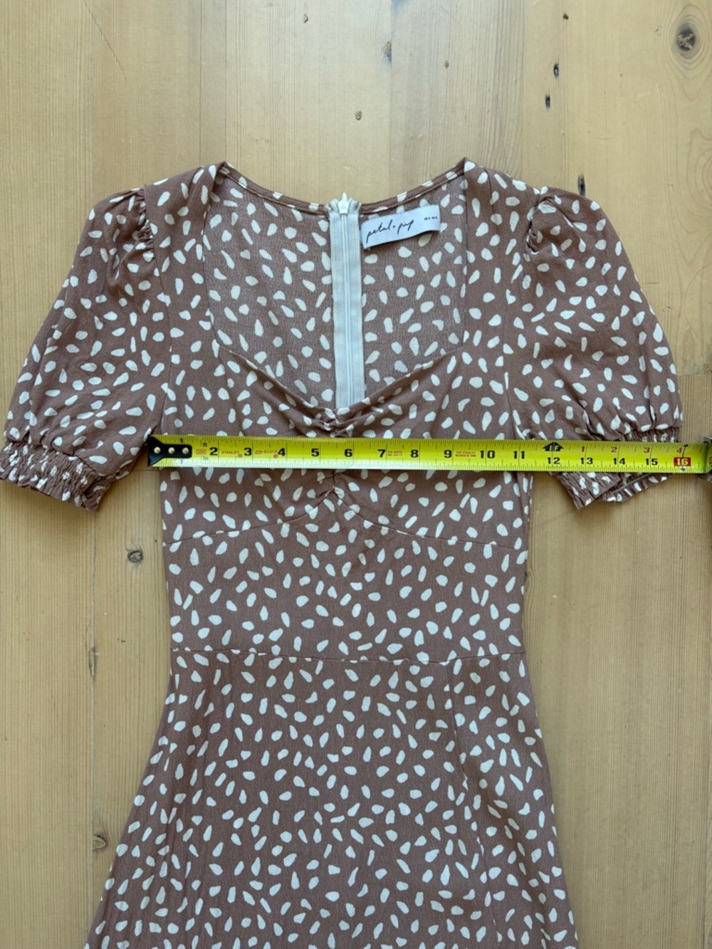 Petal & Pup Mauve Dot Midi Dress - Picture 11 of 13
